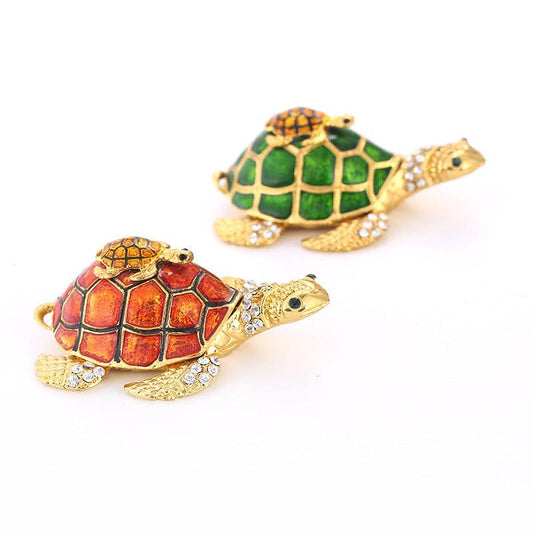 Painted turtle ornaments