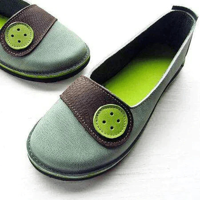 Big Size Splicing Decor Comfy Slip on Casual Flats